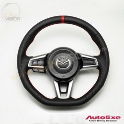 2017+ 马自达CX3 [DK] AutoExe D型平底NAPPA 真皮軚环(方向盘)