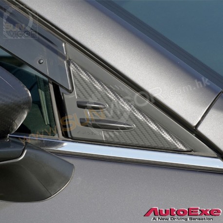 2019+ 马自达3 [BP] AutoExe 碳纤维格调A柱配侧镜盖