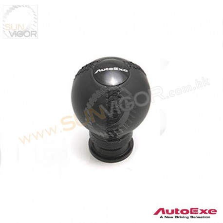 AutoExe NAPPA 真皮排挡头(波棍头)带黑色缝线