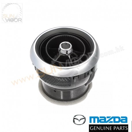 2016+ 马自达MX5 MIATA [ND,NE] 马自达正厂 冷气(空调)风口黑色配银色边框Ventilation Grill