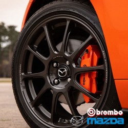 [30周年纪念版] MX-5 Miata 马自达正厂Brembo 4-POT 剎车卡钳(煞车卡钳)套装 MJD30THND69000