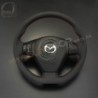 04-08 马自达 RX-8 AutoExe D型平底真皮方向盘(軚盘)带红色缝线 MSE1370-03