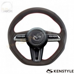 2020+ 马自达 CX-30 [DM] Kenstyle D型平底真皮方向盘